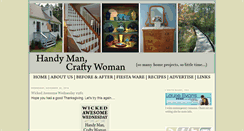 Desktop Screenshot of handymancraftywoman.com